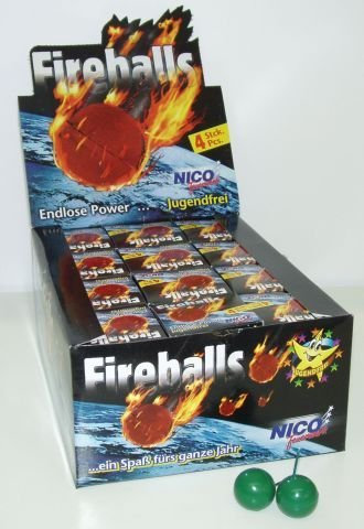 Fireballs Marken Jugendfeuerwerk 36x4er Schachteln