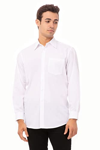 Uniform Works A730-XL Unisex Long Sleeve Shirt, White