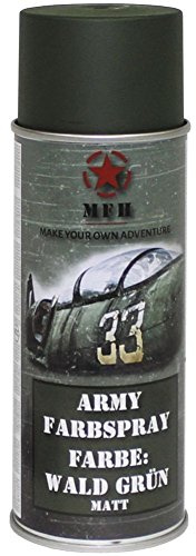 Armeeverkauf BW Army Farbspraydosen Sprühfarbe Armeelack 400ml DS Wald Grün matt