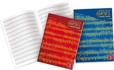Lot de 2 cahiers avec portées de musique