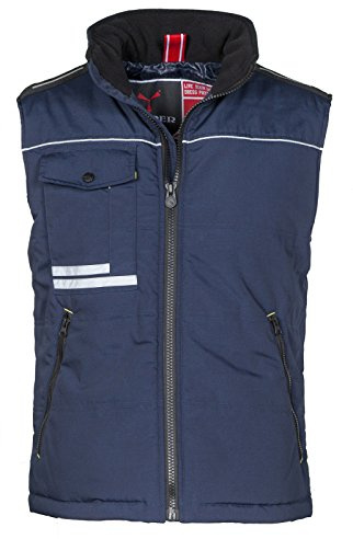 Giacca Da Lavoro Giubbino Smanicato Gilet Trapuntato con Tasche Payper Azua 2.0, Colore: Navy, Taglia: M