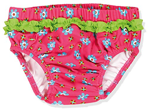 Playshoes Pantaloni Pannolini Con Protezione Uv, Costume da bagno costume da bagno Unisex - Bambini e ragazzi, Fiori, 86-92