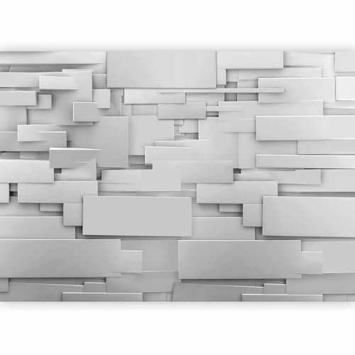 Fotomurales B&D XXL - 400x280 cm XXL Papel pintado tejido no tejido Decoración de Pared decorativos Murales moderna de Diseno Fotográfico 3D gris f-A-0254-a-a