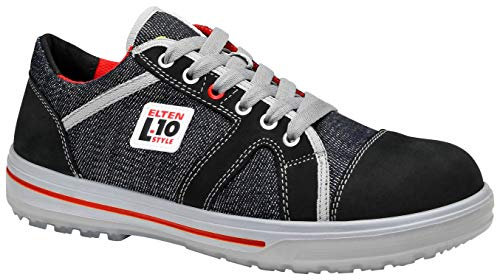 ELTEN Sicherheitsschuhe Sensation Up Low ESD S3, Damen und Herren, Leder/Textil, Stahlkappe, leicht, sportlich 47, Schwarz