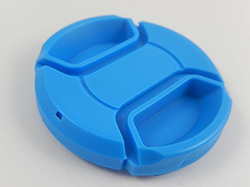 vhbw Tapa de Objetivo 46mm Azul para cámaras Panasonic Lumix G 14 mm 2.5 II Asph, Panasonic Lumix G 20 mm F1.7 Asph. II Pancake.