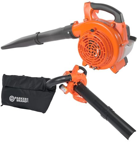 Ventilateur à feuilles d'essence 3 en 1 26 cc, aspirateur, broyeur et broyeur