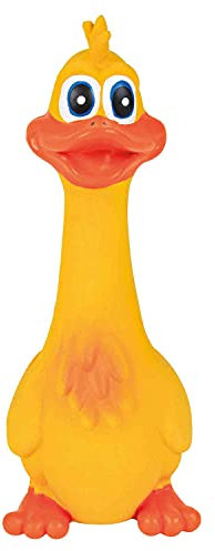 TRIXIE, Hund , 35474 Ente, Tierstimme, Latex/Polyestervlies, Alle Größen , 18 cm