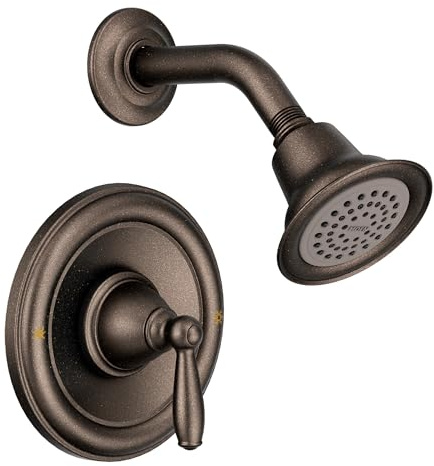 Moen T2152EPORB Brantford Posi-Temp Shower Trim Kit Without Valve, Oil Rubbed Bronze