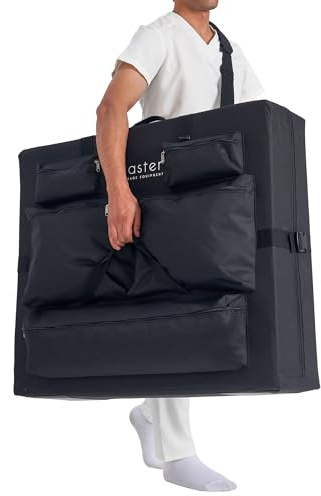 Master Massage Universal Size Wheeled Massage Table Carry Case with Wheels, Fits 27” to 32” Width Folding Massage Table - Black