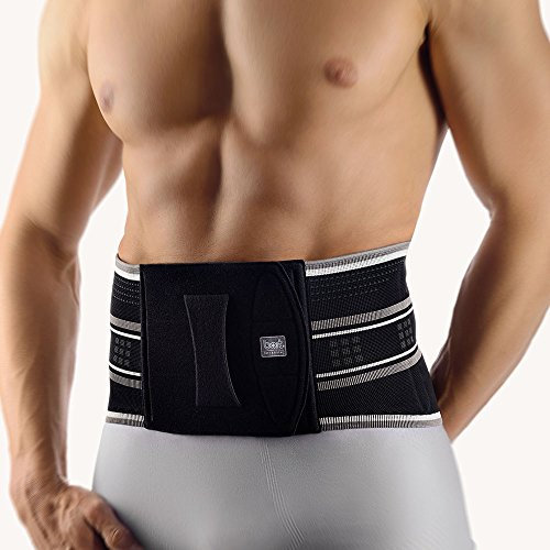 Bort StabiloBasic Rückenbandage mit Pelotte 6 schwarz