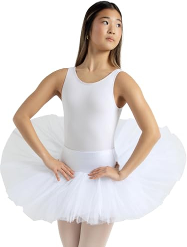 Capezio dam Seven Layer Practice Tutu Tutu för vuxna (1-pack)