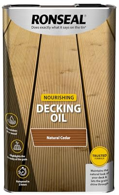 Ronseal Decking Oil Natural Cedar 5L