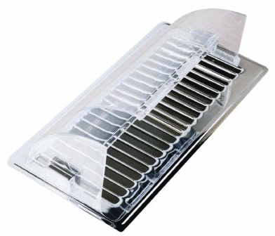 Deflect-O Silver Plastic Air Deflector