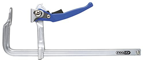 KS TOOLS 145.0418 - Serre-joint de Menusier en Etriers Forgés - Pinces Barre Serre Joint pour Serrage Rapide - L.400 mm Couleur