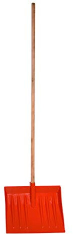 Charles Bentley Red Heavy-duty Shovel with Handle