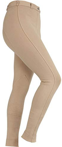 Shires Wessex Jodhpurs Pantalon d'équitation décontracté pour Femme Blanc 26 Beige