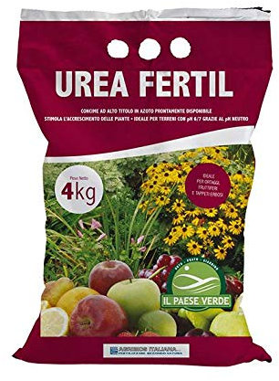 Urea (Urea Fertil) (4 Kg), concime granulare per orto e piante