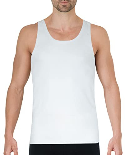 Eminence - Débardeur pour Homme - Côte Fine 100% Coton Peigné - sans Couture Côté - Label Oeko-TEX® Standard 100