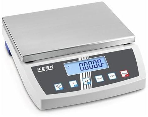 Bilancia da tavolo [Kern fkb 36 K0.1] grosse, Bilancia da tavolo ad alta risoluzione, Portate [Max]: 36 kg, Divisione [d]: 0,1 G, pesanti: 0,2 G, linearità: 0,5 G, kleinstes Adattatore Peso Contare [] G/pezzi: 0,1 G, Piatto di pesata: LxP 340 X 240 mm (Acciaio Inox)