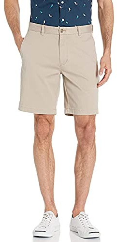 Vineyard Vines Men's 9 Inch Stretch Breaker Shorts, Khaki, 34