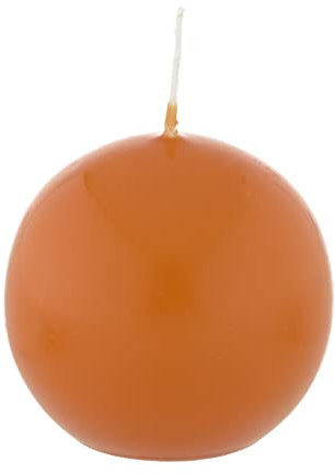 Bougie boule Carotte 6 cm, 16 bougies, Bougie ronde