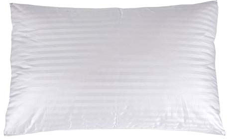 HOMESCAPES Air Flow Hypoallergenic Super Microfibre Pillow Extra Fill for Side Sleepers 100% Cotton Casing, 48 x 74 cm (19″ x 29″) UK Standard Size
