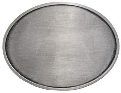 eeddoo® Gürtelschnalle Classic - silber Rahmen (Buckle für Wechselgürtel für Damen und Herren | Belt Frauen Männer Oldschool Rockabilly Metall Gothic Wave Rock Biker Western Trucker Casino Skull)