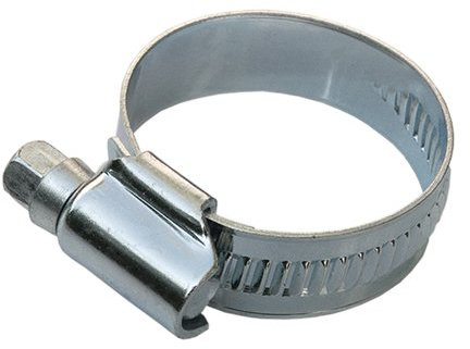 Quarzflex 10 Stück Edelstahl-Schlauchklemmen, 25–40 mm Klemmbereich, 9 mm Bandbreite