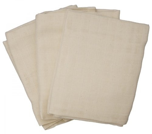 POPOLINI – Lotto di 3 langes à plier in cotone bio GOTS- 80 x 80 cm