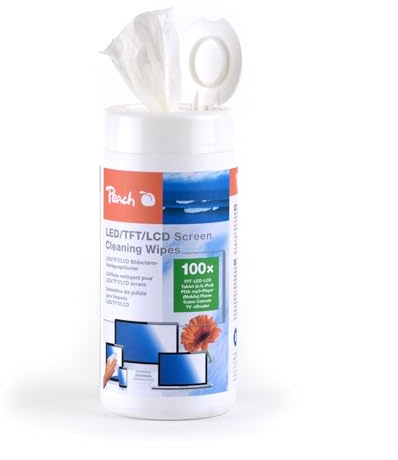 Peach Rengöringsdukar, Vit, 100 stycken