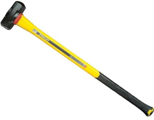 STANLEY Fmht1-56010 Marteau De Forgeron Gamme FATMAX - Collier Absorbant Antichocs - Double Tête - Large Zone De Frappe - Poignée Soft Grip - Surmoulage Polypropylène - Anti Vibrations