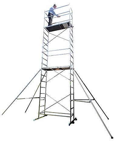 Premium DIY Aluminium Scaffold Tower - Working Height up to 7m*