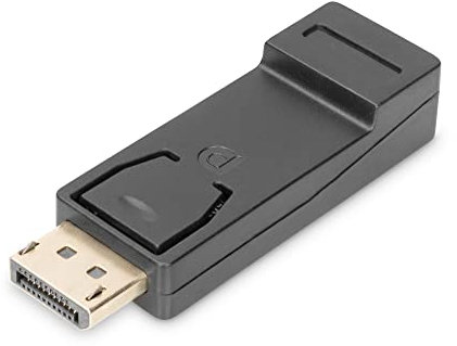 DIGITUS DisplayPort Grafik Adapter Stick, DP zu HDMI Typ A, Full HD 60Hz, 1920 x 1080 Pixel, Schwarz