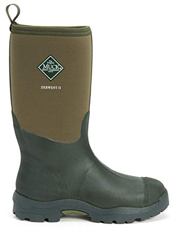 Muck Boots - Derwent II, Botas de Agua Unisex Adulto, Marrón (Moss), 43 EU