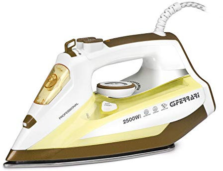 G3 Ferrari G40012 Visir Dampfbügeleisen, 2500 W, 300-ml-Kapazität, Self-Clean- und Sprühfunktion, Edelstahlsohle, Dampfstoß 140 g/min