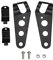 OSAN Motorrad Scheinwerferhalter Gabeln UNIVERSAL 35mm-43mm (Schwarz)
