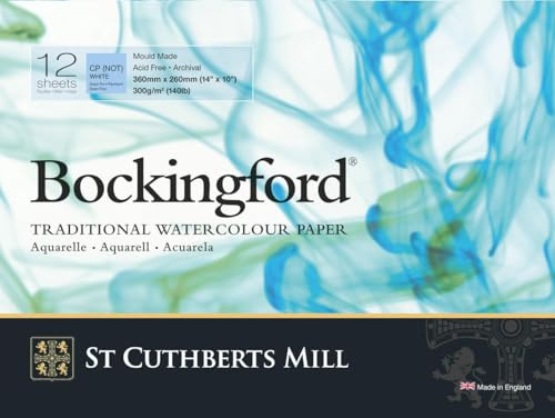 Bockingford 300gsm Glued Watercolour Pad 14 x 10 (360 x 260mm)