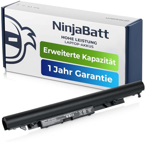 NinjaBatt Akku für HP 919700-850 JC04 JC03 919701-850 Pavilion 250 G6 255 G6 17-AK025NG 15-BS650UR 15-BS650TX 15-BS635TU 15-BS635UR 15-BW635UR TPN-C129 - Hohe Leistung [4 Zellens/2200mAh/14.8v]