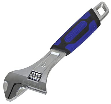 Faithfull FAIAS250C Soft-Grip Adjustable Spanner Wrench 250mm (10in) - 35mm Capacity