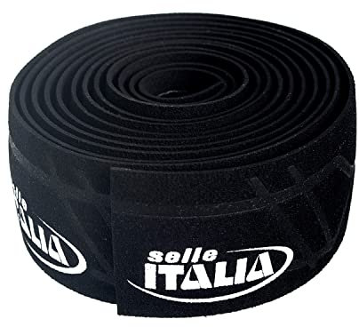 Selle Italia SMOOTAPE GRANFONDO - Lenkerband für Rennräder und Gravel Bikes, superleicht, weich im Griff, einfache Montage - Einheitsgröße, schwarz (Packung mit 2 Bändern)