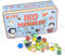 KandyToys SupeRetro 160 Piece Classic Glass Marbles in a Vintage Storage Display Tin | Novelty Kids Toys | Marbles For Kids