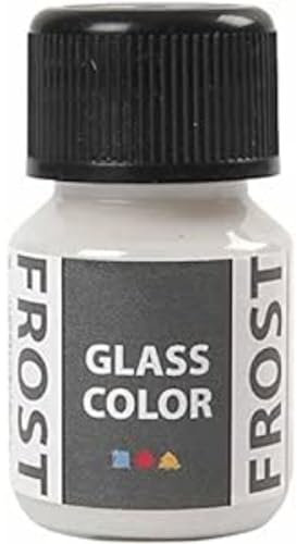 Creativ Company Glasfarbe Frost, 35 ml, Weiß