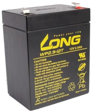 Bleiakku Batterie Kung Long WP2.9-12T 12V 2,9Ah AGM Blei Accu wartungsfrei