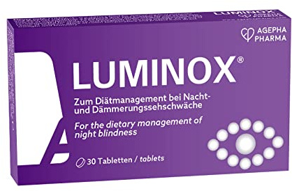 Luminox Vision Supplements | Compresse Oculari per il Miglioramento della Vista | Migliori Vitamine per gli Occhi e Migliore Visione Notturna