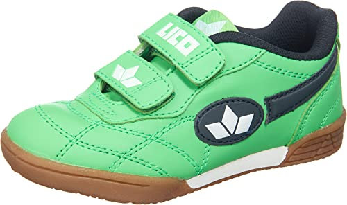 Lico Unisex Kinder Bernie V Hallenschuhe, Grün Marine Weiß, 27 EU