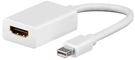 Ewent EW-140503-001-B-P Adattatore Mini Displayport Thunderbolt a HDMI con Risoluzione Full HD 1080p Cavo Covertitore Displayport 1.1, per Apple Mac, MacBook, MacBook Pro, MacBook Air, Surface Pro, Thinkpad Carbon