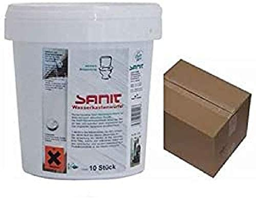 Sanitärtankwürfel für Geberit, TECE und andere 12 X 10 Stück