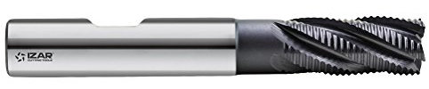 Izar 23140 Fresa Frontal Desbaste Fino PMX, TIALN-TOP, 6644, DIN 844 NR-F, 4Z, 7.00 mm Diámetro Corte