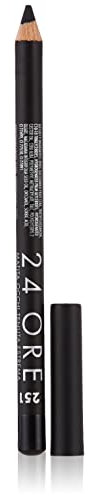 Deborah Milano - Matita Occhi 24 Ore a Lunga Durata, 251 Black, Tratto Confortevole e Preciso, Dona uno Sguardo Intenso e Definito, 1.5 gr