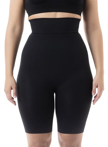 FarmaCell 603 (Nero, XL) Guaina Contenitiva Donna, Intimo Modellante Pancia Piatta, Push-Up Glutei, Made in Italy